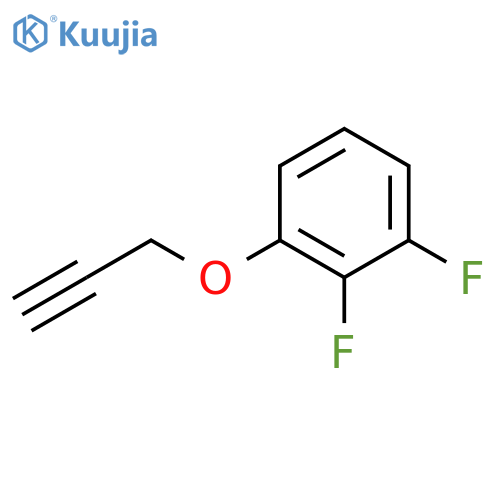 Benzene, 1,2-difluoro-3-(2-propyn-1-yloxy)- structure