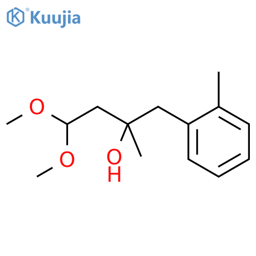 α-(2,2-Dimethoxyethyl)-α,2-dimethylbenzeneethanol structure