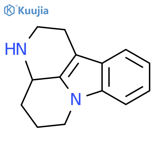 1H-Indolo[3,2,1-de][1,5]naphthyridine, 2,3,3a,4,5,6-hexahydro-, (-)- structure