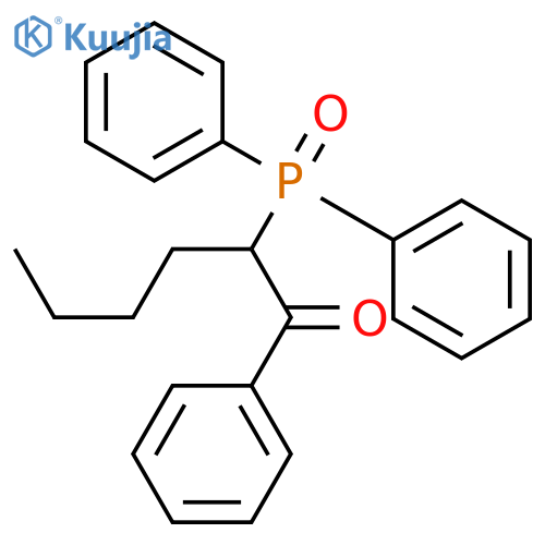1-Hexanone, 2-(diphenylphosphinyl)-1-phenyl- structure