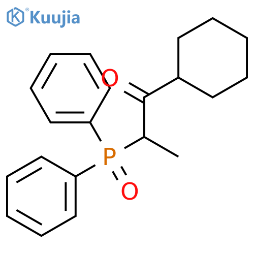 1-Propanone, 1-cyclohexyl-2-(diphenylphosphinyl)- structure