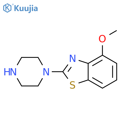 4-methoxy-2-(piperazin-1-yl)-1,3-benzothiazole structure
