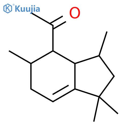 Ethanone, 1-(2,3,3a,4,5,6-hexahydro-1,1,3,5-tetramethyl-1H-inden-4-yl)- structure