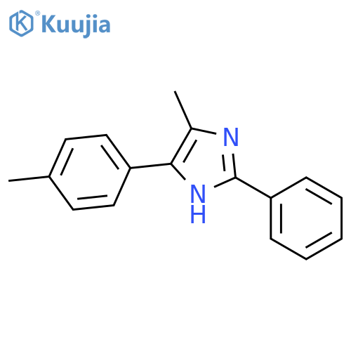 1H-IMIDAZOLE, 4-METHYL-5-(4-METHYLPHENYL)-2-PHENYL- structure