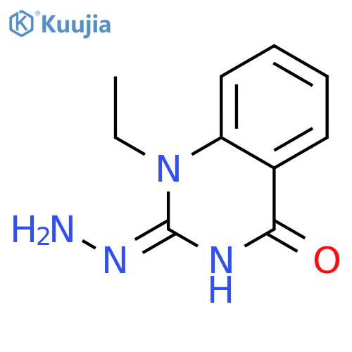 2,4(1H,3H)-Quinazolinedione, 1-ethyl-, 2-hydrazone structure