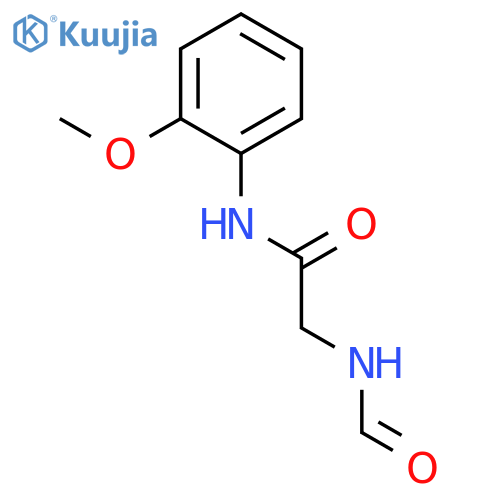 Acetamide, 2-(formylamino)-N-(2-methoxyphenyl)- structure