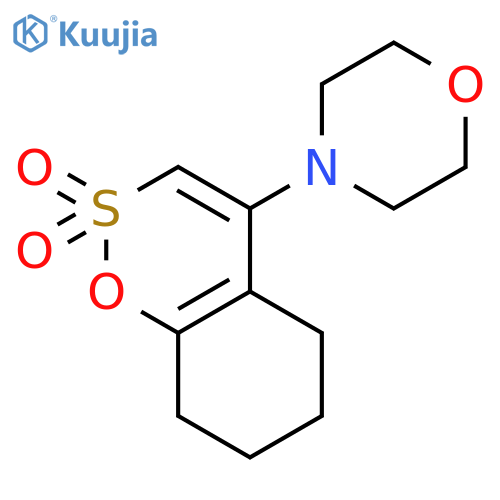 Morpholine, 4-(5,6,7,8-tetrahydro-2,2-dioxido-1,2-benzoxathiin-4-yl)- structure