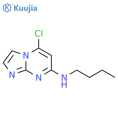 Imidazo[1,2-a]pyrimidin-7-amine, N-butyl-5-chloro- structure