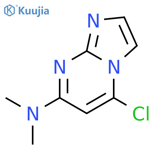 Imidazo[1,2-a]pyrimidin-7-amine, 5-chloro-N,N-dimethyl- structure