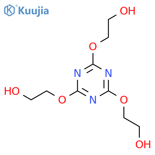 2-[[4,6-Bis(2-hydroxyethoxy)-1,3,5-triazin-2-yl]oxy]ethanol structure