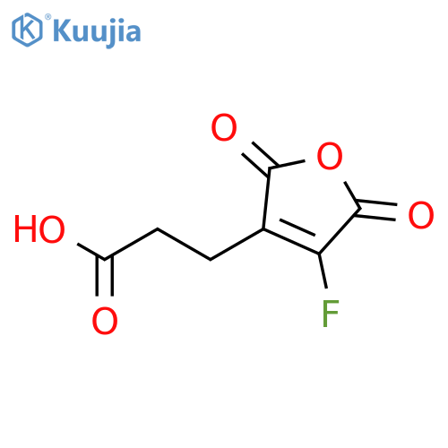 3-FURANPROPANOIC ACID, 4-FLUORO-2,5-DIHYDRO-2,5-DIOXO- structure