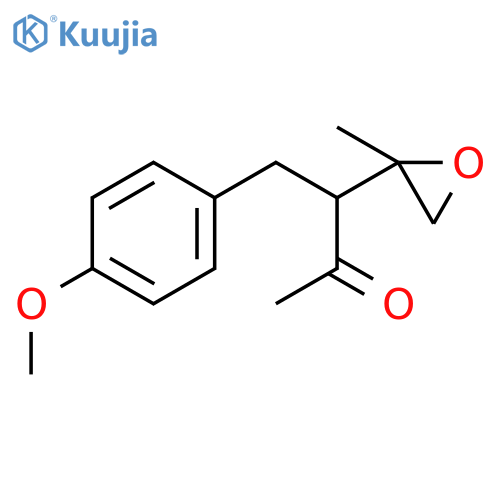 2-Butanone, 4-(4-methoxyphenyl)-3-(2-methyloxiranyl)- structure