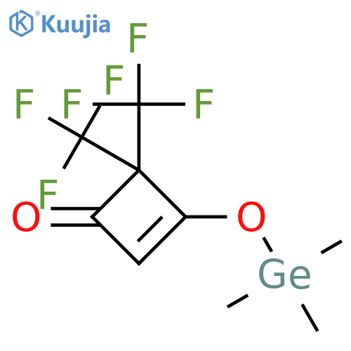 2-Cyclobuten-1-one, 4,4-bis(trifluoromethyl)-3-[(trimethylgermyl)oxy]- structure
