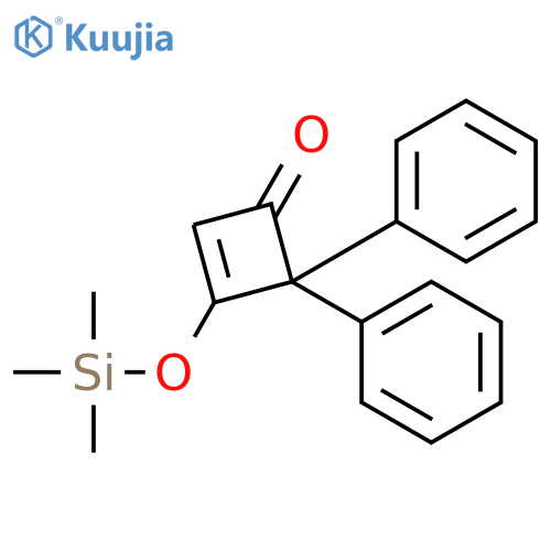2-Cyclobuten-1-one, 4,4-diphenyl-3-[(trimethylsilyl)oxy]- structure