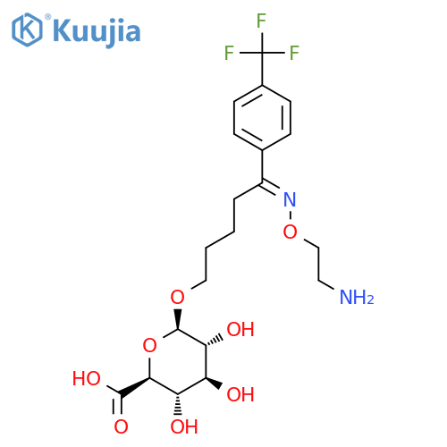 Desmethyl Fluvoxamine β-D-Glucuronide structure