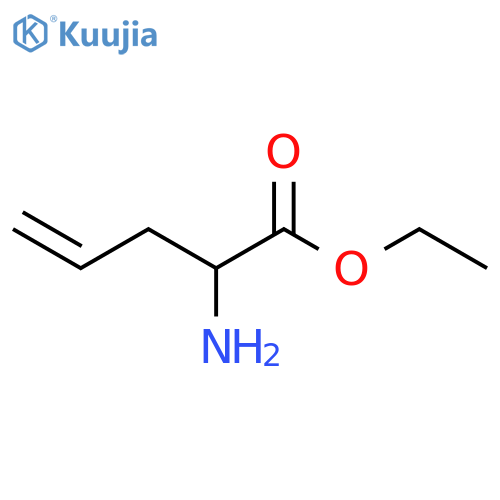 4-Pentenoic acid, 2-amino-, ethyl ester, (S)- structure