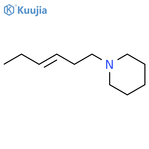 Piperidine, 1-(3-hexenyl)- structure