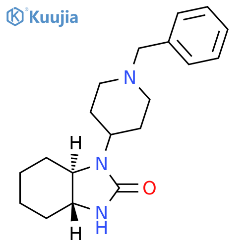 2H-Benzimidazol-2-one, octahydro-1-[1-(phenylmethyl)-4-piperidinyl]-, (3aR,7aR)-rel- structure