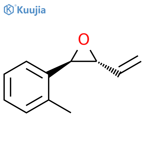 Oxirane, 2-ethenyl-3-(2-methylphenyl)-, trans- structure