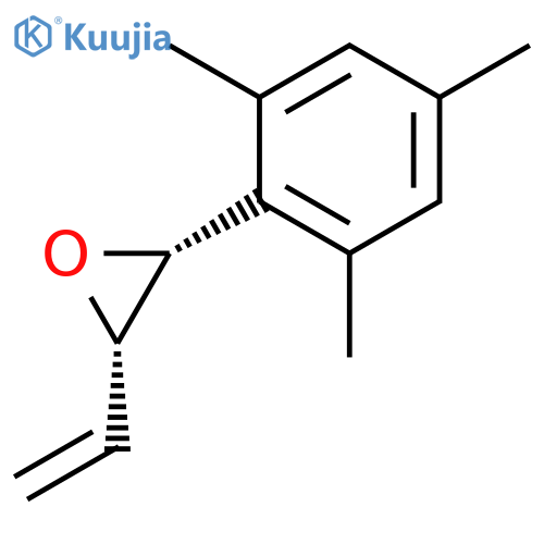 Oxirane, 2-ethenyl-3-(2,4,6-trimethylphenyl)-, cis- structure