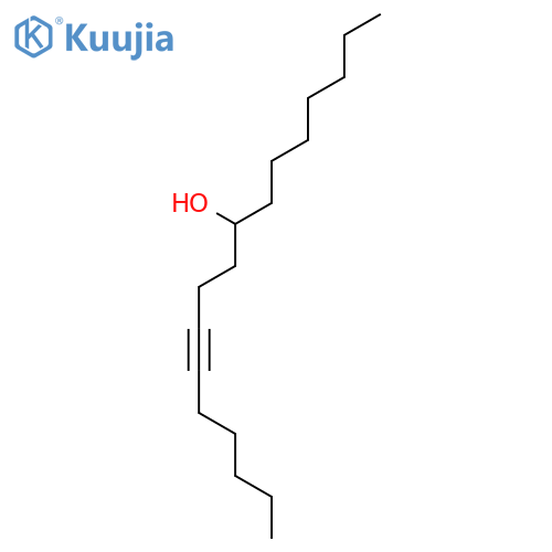 11-Heptadecyn-8-ol structure