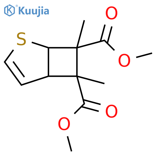 2-Thiabicyclo[3.2.0]hept-3-ene-6,7-dicarboxylic acid, 6,7-dimethyl-, 6,7-dimethyl ester structure