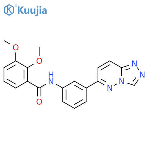 2,3-dimethoxy-N-(3-{1,2,4triazolo4,3-bpyridazin-6-yl}phenyl)benzamide structure