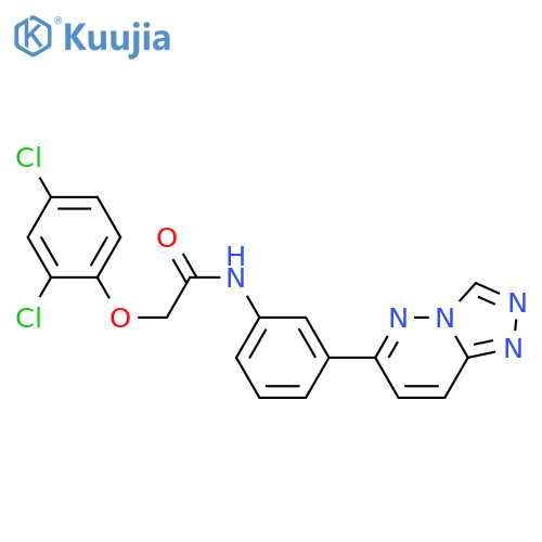 2-(2,4-dichlorophenoxy)-N-(3-{1,2,4triazolo4,3-bpyridazin-6-yl}phenyl)acetamide structure