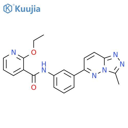 2-ethoxy-N-(3-{3-methyl-1,2,4triazolo4,3-bpyridazin-6-yl}phenyl)pyridine-3-carboxamide structure