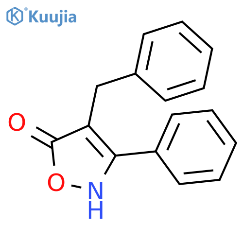 5(2H)-Isoxazolone, 3-phenyl-4-(phenylmethyl)- structure