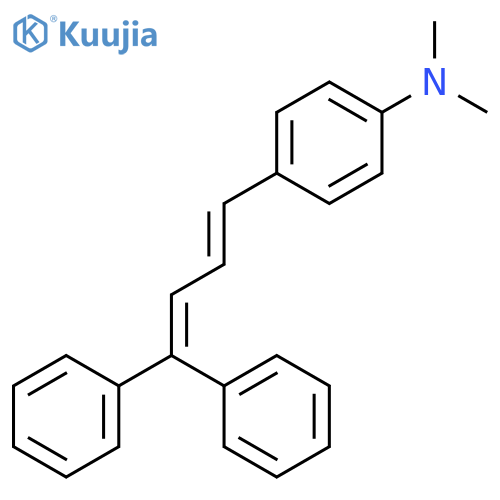 Benzenamine, 4-(4,4-diphenyl-1,3-butadienyl)-N,N-dimethyl- structure