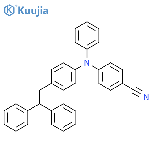 Benzonitrile, 4-[[4-(2,2-diphenylethenyl)phenyl]phenylamino]- structure