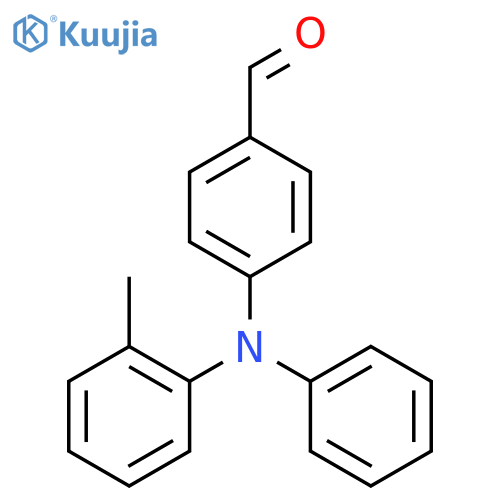 Benzaldehyde, 4-[(2-methylphenyl)phenylamino]- structure