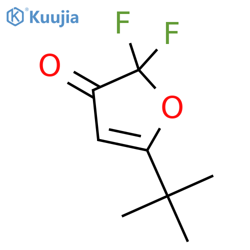 3(2H)-Furanone, 5-(1,1-dimethylethyl)-2,2-difluoro- structure