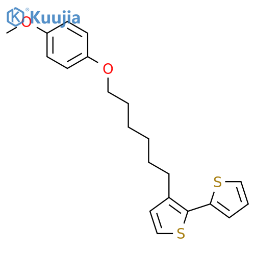 2,2'-BITHIOPHENE, 3-[6-(4-METHOXYPHENOXY)HEXYL]- structure