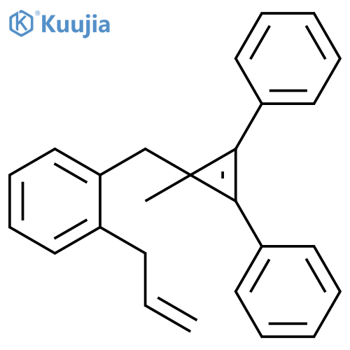 Benzene,1-[(1-methyl-2,3-diphenyl-2-cyclopropen-1-yl)methyl]-2-(2-propenyl)- structure