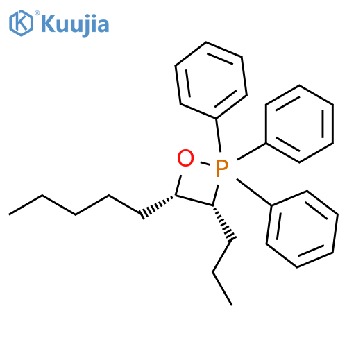 1,2-Oxaphosphetane, 2,2-dihydro-4-pentyl-2,2,2-triphenyl-3-propyl-,cis- structure