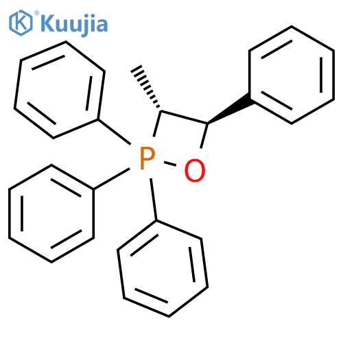 1,2-Oxaphosphetane, 2,2-dihydro-3-methyl-2,2,2,4-tetraphenyl-, (3R,4R)-rel- (9CI) structure