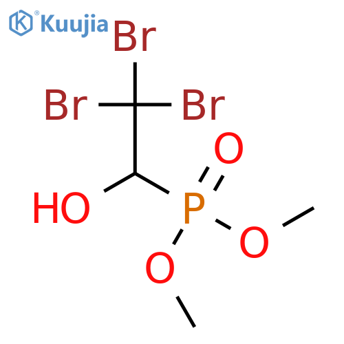 Phosphonic acid,(2,2,2-tribromo-1-hydroxyethyl)-, dimethyl ester (7CI) structure