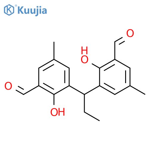 Benzaldehyde, 3,3'-propylidenebis[2-hydroxy-5-methyl- structure