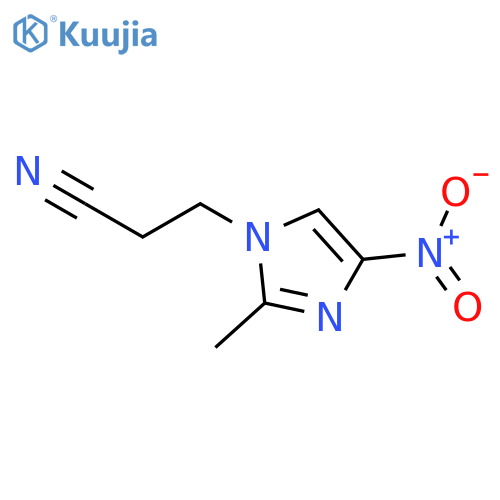 3-(2-Methyl-4-nitro-1H-imidazol-1-yl)propionitrile structure