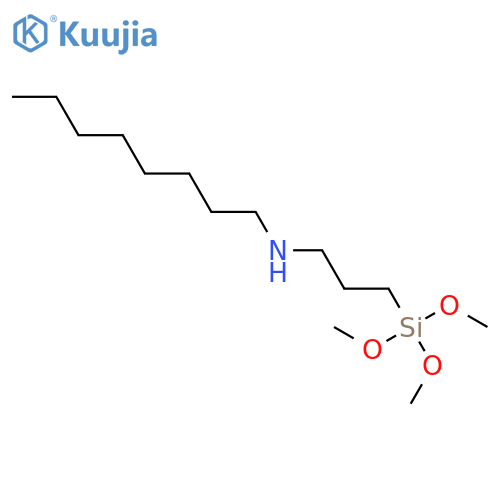 1-Octanamine, N-[3-(trimethoxysilyl)propyl]- structure
