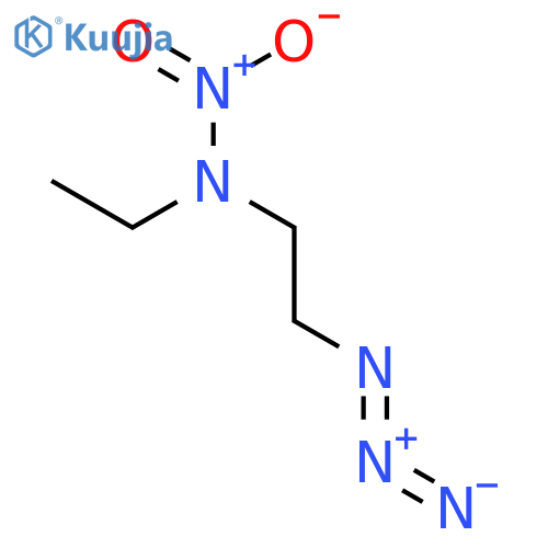 Ethanamine, 2-azido-N-ethyl-N-nitro- structure