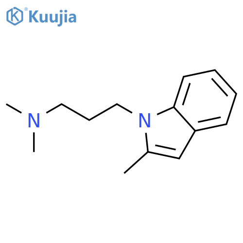 1H-Indole-1-propanamine, N,N,2-trimethyl- structure