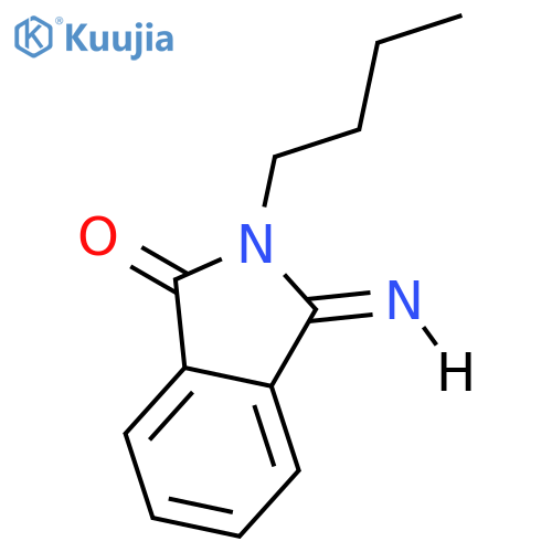 1H-Isoindol-1-one, 2-butyl-2,3-dihydro-3-imino-, (E)- structure