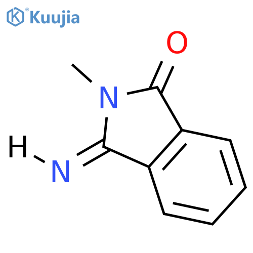 1H-Isoindol-1-one, 2,3-dihydro-3-imino-2-methyl-, (Z)- structure