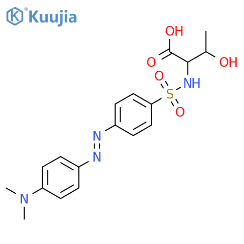 L-Threonine, N-[[4-[[4-(dimethylamino)phenyl]azo]phenyl]sulfonyl]- structure