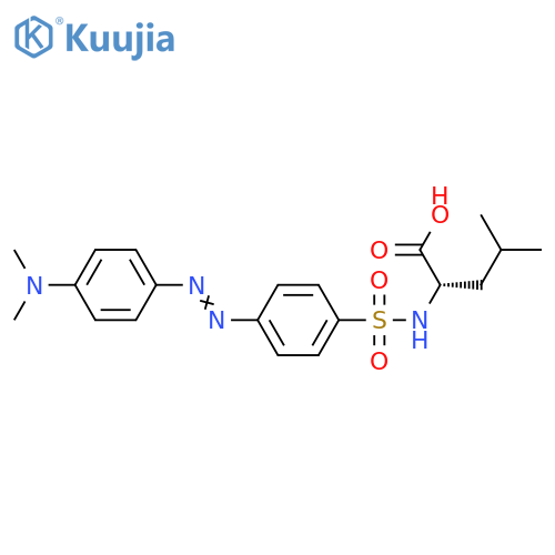 Dabsyl-L-leucine structure