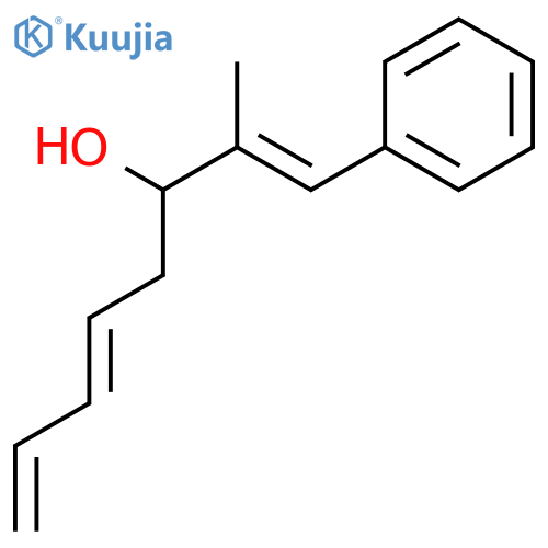 1,5,7-Octatrien-3-ol, 2-methyl-1-phenyl-, (E,E)- structure