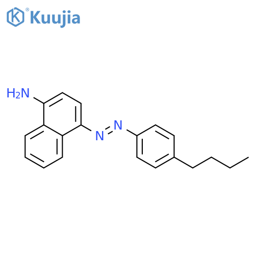 1-Naphthalenamine, 4-[(4-butylphenyl)azo]- structure